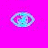 Four distinct pixelated icons arranged in a : top-left blue spiral on magenta, top-right red heart on yellow, bottom-left U-shaped object on green, bottom-right empty gray space