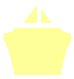Pixelated cartoon character with blonde hair and glasses appears in showing head turning left to right against yellow background