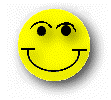 Four yellow smiley face icons arranged in a 2x2 contact sheet with varying eye expressions and eyebrow positions across frames.