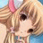 A 48x48 pixel animated buddy icon featuring a cartoon anime-style character with blonde hair and pink bow on the left, alongside black background text reading "Anime IM" and "com" on the right.