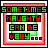 Animated contact sheet of a 4x4 grid showing sequential frames of a pixel-art Christmas-themed buddy icon with text and character animation.