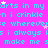 A static image with a bright pink background, cyan text repeating 'arts in my arts', and scattered white stars.