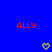 Blue background with red 'ALLY' text and yellow heart or arrow symbols in a pattern