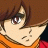 A pixelated anime-style character face with brown hair and an orange collar on the left, next to a black background with white text "Anime IM" above smaller text "COM" on the right.