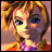 A pixelated anime-style character with blonde hair and blue eyes on the left, next to a black background with white text "Anime IM" and "COM" on the right.