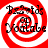 Red and white spiral background with black text reading 'franksicons' above '@' symbol and 'Youtabe' below, arranged in a circular layout.
