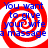 Red and white spiral background with blue text reading "You want to give your wife a massage" repeated in four quadrants.