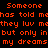 Pixelated orange text on black background with white highlight boxes over repeated phrases.