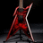 Pixelated image of a person in red outfit playing guitar with text "This Rocks my Sox!!!" on black background.