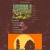 Two pixelated rectangular images stacked vertically on a dark brown background, top image greenish with blurred shapes, bottom image orange with yellow arch and two dark vertical forms.