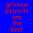 Pixelated red text on blue and purple backgrounds reads "grisom patriots are the best" with a faded red version below.