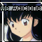 Pixelated anime-style character with dark hair and brown eyes in a , showing sequential facial expression changes