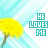 A repeating pattern of yellow flowers with brown stems and teal text 'HE LOVES ME' on a light blue chevron background, some frames show pixelated flower details.