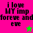 Pixelated text on a split background with a green star and pink star in different frames.