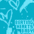 A repeating pattern of light blue text 'BEATING HEARTS BABY' over a teal background with abstract white shapes, animated as pixelated color shifts across the