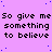 A static image with a light purple background and scattered blue dots, displaying repeated text in black pixelated font.