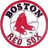 Circular red-bordered icon with white background, featuring a large red 'B' symbol and partial text reading 'BOSTON' at top and 'RED SOX' at bottom.