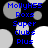 Blue text reading 'MollyH55', 'Poxs', 'Super Clubs', and 'Plus' appears over a black background with gray and white circular shapes.