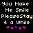 Pixelated text and heart symbols on black background with two identical side-by-side layouts.