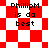 Red and white checkered background with black text reading 'PhillipM is da best' in four distinct arrangements.