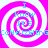 Four identical with pink and white spiral backgrounds, each containing light blue text reading "I Know It's Confusing" in a pixelated font