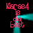 Two identical pixelated icons display pink text and cyan shapes on black backgrounds with visible animation effects.
