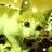 A highly pixelated static image with indistinct yellow and green tones, lacking clear subjects or text.