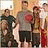 A static image with four people on the left and text on the right, showing a group of individuals in casual clothing against an indoor background
