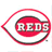 A static image shows a red circular logo with 'REDS' text and green text reading 'Original Icons .com' on a dark background.