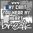 Pixelated text-based icon with 'WHY CAN'T YOU HEAR MY HEART' and 'breath' in white, blue, and gray tones on a cloudy background.