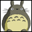 A pixelated 48x48 buddy icon featuring a gray and yellow cartoon creature with large eyes, whiskers, and rounded ears on the left side of a contact sheet, paired with black background text reading "Anime IM" and "COM" on the right side.
