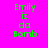 Four display "Emily iz da Bomb" text in green pixelated font on solid backgrounds with varying color schemes