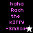 Pixelated text and star icons in pink on black, white, and gray backgrounds with consistent layout