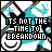 Static pixel art icon with teal and white background, black text reading "IT'S NOT THE -THE TO BREAKDOWN", and circular patterned border.