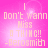 Pixelated text on a pink gradient background with a bright light effect, reading "I Don't wann Miss A THING!! -Aerosmith" in light pink letters.
