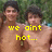 Four shirtless individuals stand side-by-side against a blurred green background with yellow text overlaid on their torsos.