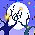 Pixelated icon shows a white dandelion with dark stems against purple background, yellow orbs floating near it; right side displays 'Zelda Moon' text in dark blue on light blue gradient.