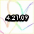 A static digital image with text overlays on a background of faint multicolored heart shapes.