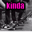 A four- of grayscale images with pink text overlays reading "kinda got a thing for Skaters" over blurred figures