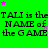 Green background with repeated black text and scattered pink stars, showing partial gray area on right edge.