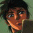 Anime-style character with tousled dark hair and a brown jacket, positioned next to black background with white text.