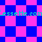 Blue and pink pixelated checkered pattern with cyan text repeating 'lessette.com' across the image.