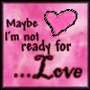 Two side-by-side with pink gradient backgrounds display text and heart symbols; left shows a solid pink heart, right shows a broken pink heart