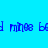 Blue pixelated text repeats across a split background of cyan, light blue, and pink quadrants.