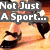 A four- shows a person's legs in black shoes on a wooden floor, with text overlays changing