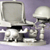 Static pixelated image of two figures in white helmets and dark uniforms standing behind a table with equipment against a purple background.