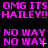 A static image displays repeated text in bright pink on a black background with green cursor-like markers.