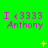 Green background with repeated pink text 'I Anthony' and yellow plus signs, some plus signs change to X or dots.