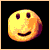 Yellow circular face with black eyes and mouth transitions through multiple expressions including smiling, wide-open mouths showing teeth and tongue, and a dotted texture.