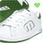 Pixelated green and white icon with a heart symbol above, showing animation change in the heart's appearance.